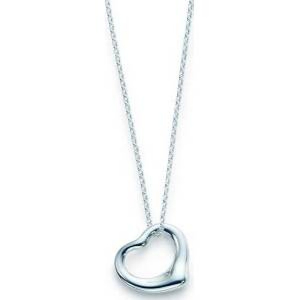 Tiffanys Elsa Peretti Open Heart Necklace